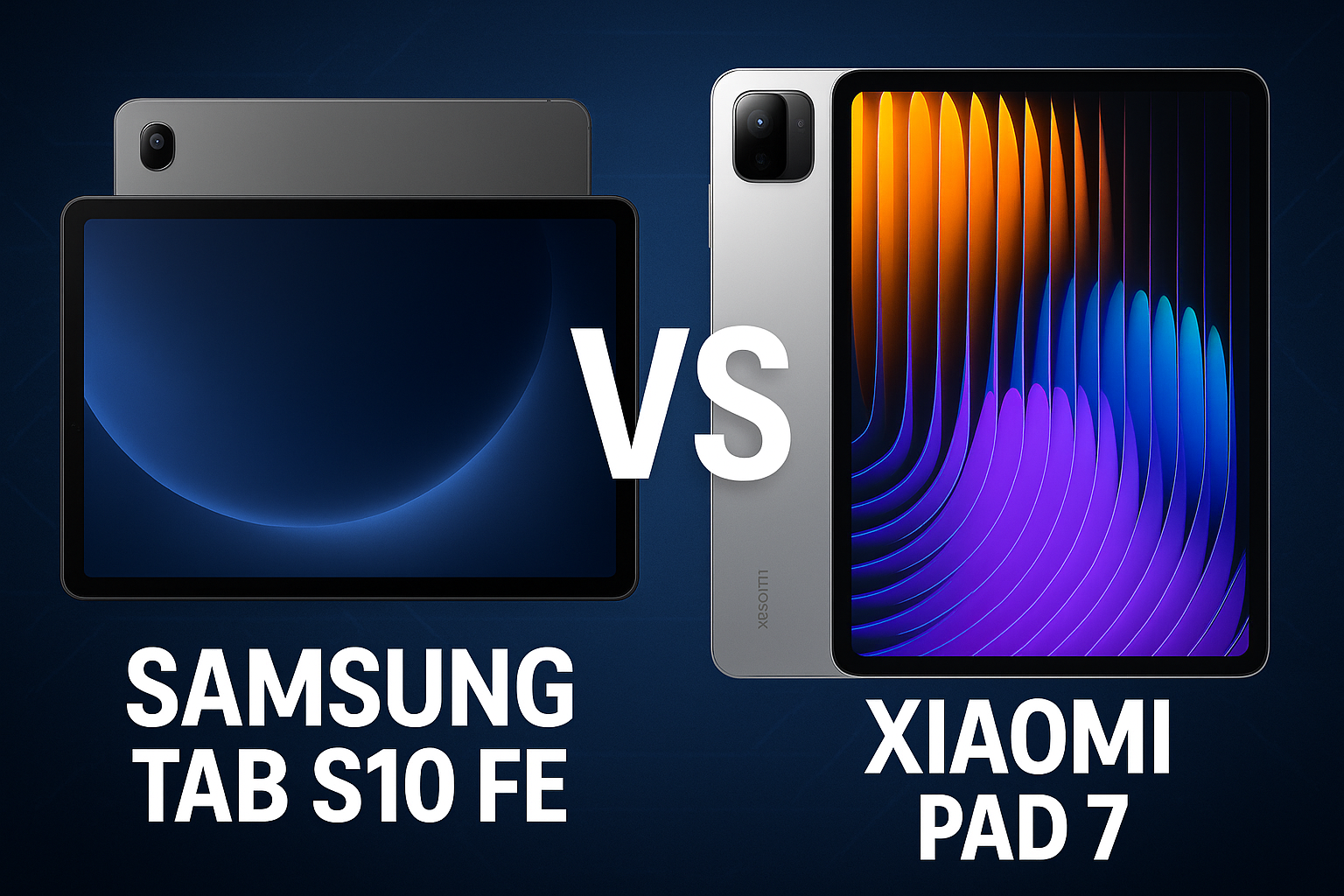 Samsung Tab S10 DE ou Xiaomi Pad7?