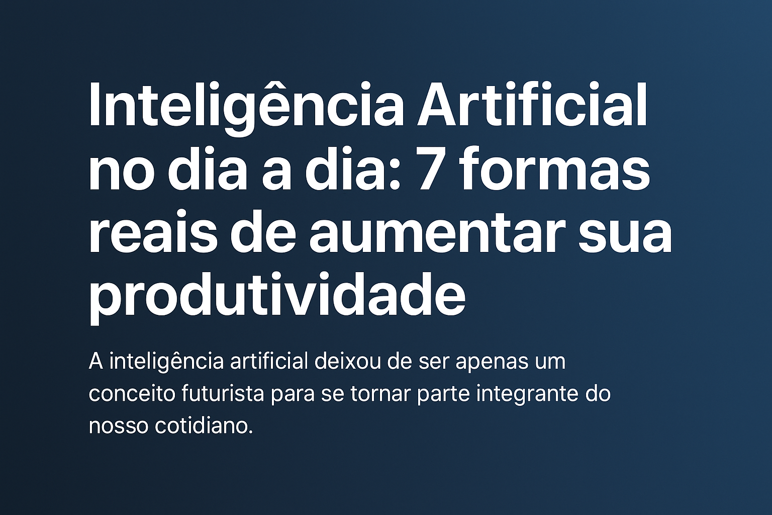 Inteligencia Artificial